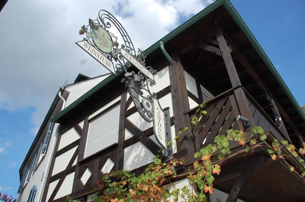 Hotel Zur Lindenau Rüdesheim am Rhein Exterior foto